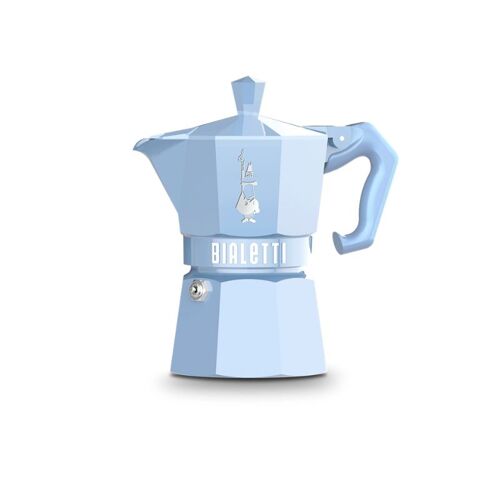 BIALETTI Moka Exclusive 3 Coupes en Azure