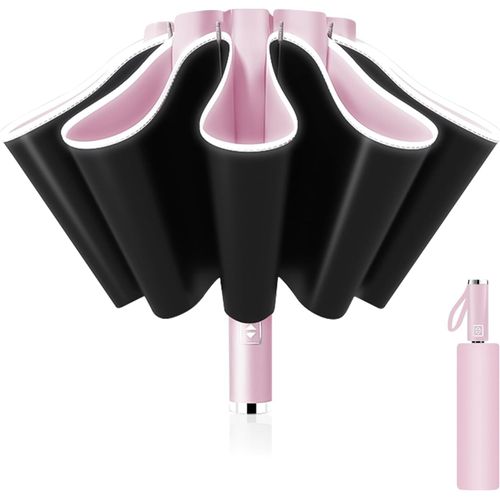 Kalanka-Parapluie Pliant Automatique, Parapluie Inversé 10 Baleines Pour Homme Et Femme, Parapluie Diamètre 105 Cm, Anti Vent, Anti Tempete