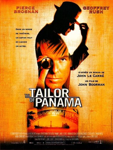 The Tailor Of Panama De John Boorman - 2001 - Pierce Brosnan - Geoffrey Rush - Jamie Lee Curtis - Affiche Originale Cinéma Pliée -40 X 54 Cm
