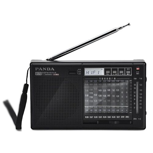 Radio FM MW SW Haut-parleur stéréo portable Carte TF Lecteur MP3