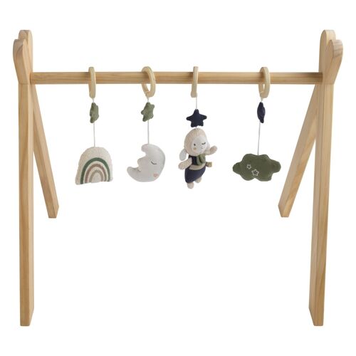 Arche D'éveil Bois Avec 4 Jouets