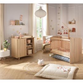 Chambre Bébé Complète: Lit 120x60 Et Commode À Langer