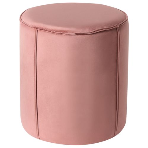 Pouf En Velours Rose Sedona