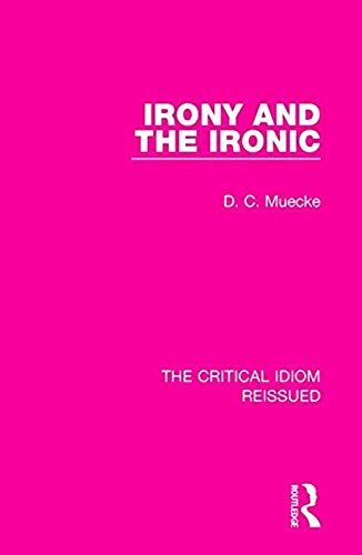 Irony And The Ironic