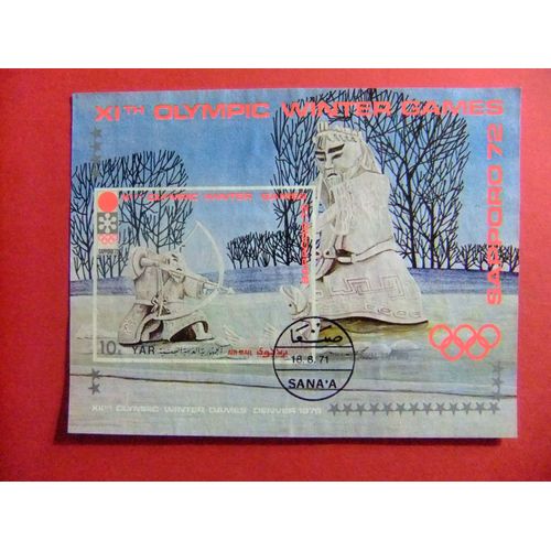 46 Yémen Yar Jeux Olympiques D'hiver Sapporo 1972