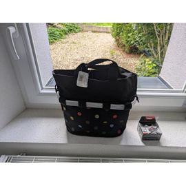 Klickfix Reisenthel Sacoche Latérale Bikebasket Oval M Dots (Sac À Dos Vélo)