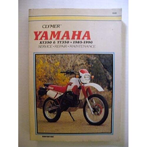 Yamaha Xt/Tt 350, 1985-96: Clymer Workshop Manual