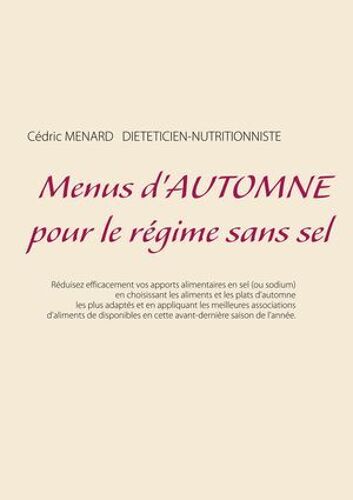Menus D'automne Pour Le Régime Sans Sel