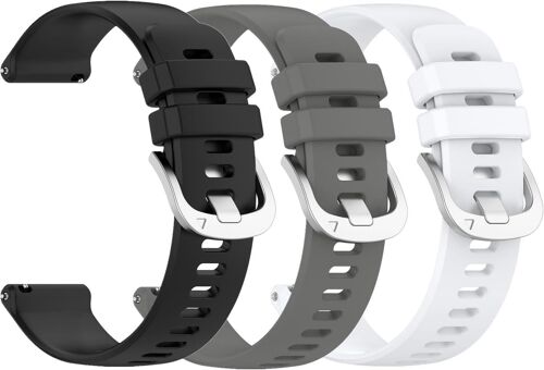 Bracelets Pour Garmin Vivoactive 5/Garmin Active 5, Bracelet Montre 20mm Soft Silicone Sport Bracelet Compatible Avec Garmin Venu/Venu Sq/Venu Sq2/Venu 2 Plus