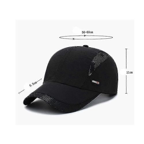 Casquette Ajustée De Baseball Athlétique Pour Hommes, Taille Réglable Pour La Course À Pied