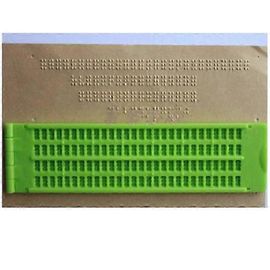 4 Lignes 28 Cellules Braille Tableau D¿Écriture Avec Stylet Braille Ardoise Pratique Portable Pour Les Aveugles
