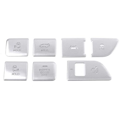 Couverture Autocollante De Bouton De Commutateur De Phare En Alliage D'aluminium, Pour Kia Carnival Ka4 2021 2022