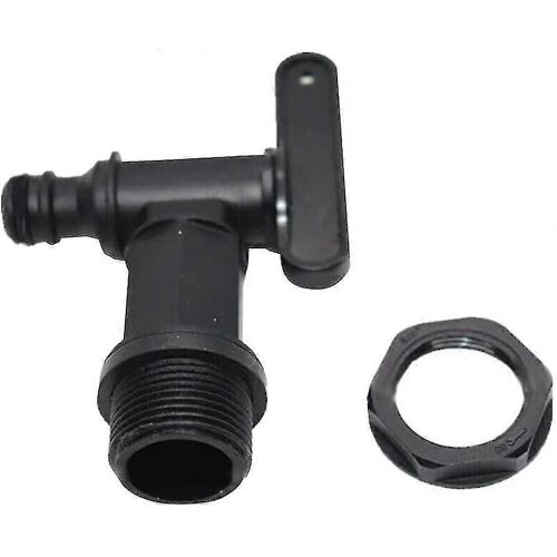 Robinet De Réservoir En Plastique 1000l, Adaptateur De Boîte De Stockage D'eau Ibc, Adaptateur De Robinet De Tuyau D'arrosage, Collecteur D'eau De Pluie, Réservoir De Carburant (Plastique)