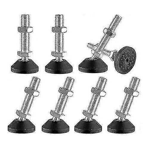 8 x M8 x 40mm pieds de réglage, vis de réglage M8 pour les pieds de meubles, peut contenir 400kg, pieds réglables, vis de réglage, inclinaison maximale 15 (8pcs - M8 x 40mm