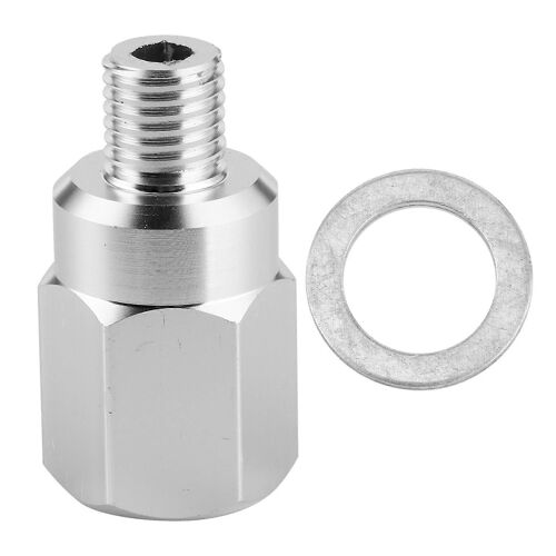 Pour Ls Adaptateur De Capteur De Jauge D'échange Capteur De Température De Liquide De Refroidissement Mâle M12-1.5 À Femelle 3/8in-18 Npt