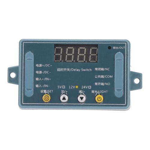 Module de relais de retard DC 12V réglable 32 modes LED Affichage numérique Commutateur de contrôle automatique Module de temporisation