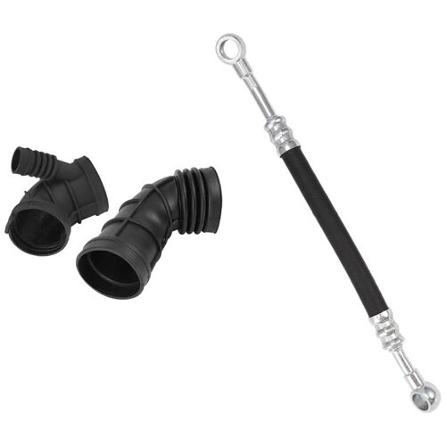 2 Jeux D'accessoires De Voiture Pour Bmw: 1 Jeu De Conduite D'huile De Moteur Vanos Avec 4 Anneaux Et 1 Jeu De Tuyau D'admission D'air De Voiture
