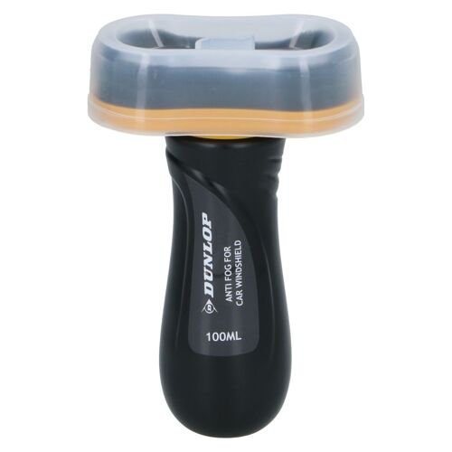 Dunlop Éponge Anti Buée Voiture 100ml - Anti Brouillard Et Condensation Vitres - Liquide Avec Éponge - Conduite Sécurisée - Noir/Jaune