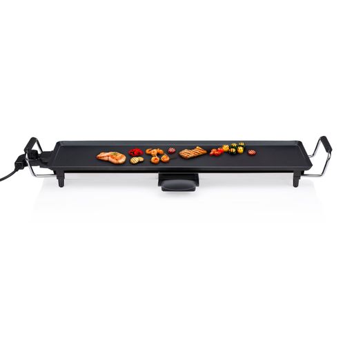 alpina Teppanyaki Plaque de Gril 70 x 23 CM - 230V 2000W - Noir