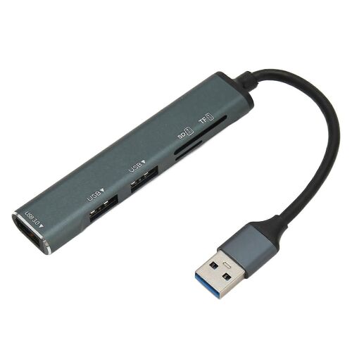 USB3.0 Hub 5 en 1 USB3.0 vers 3xUSB Carte mémoire Carte mémoire USB3.0 Multiport Adaptateur pour Win