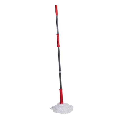 Dirt Devil Serpillière Microfibre ¿ 125 X ¿ 7,5 Cm ¿ Facile À Essorer ¿ Rouge/Gris