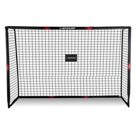 Dunlop Cage De Foot 240 X 160 X 85 Cm - Entrainement Pour Enfants Et Adultes - Montage Rapide - Noir/Rouge