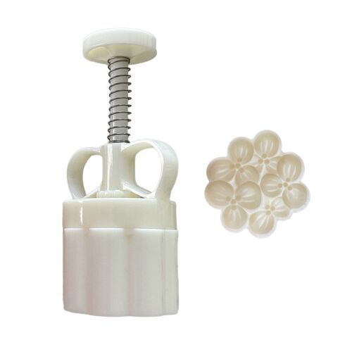 En Plastique Mooncake Timbre D'osmanthus Forme Mooncake Moule Festival Main Presse Gadget