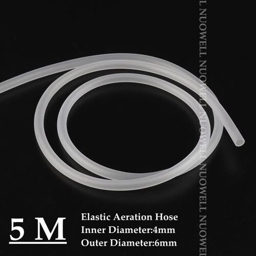Tuyau D'aération Élastique Pour Aquarium, Pompe À Air Précieuse Pour Poisson, Tuyau Souple, Flexible, Tuyau À Oxygène, Ligne De Tube, 5-50m, 4*6mm