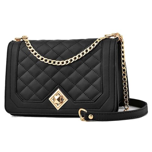 Petit sac à bandoulière pour femme - Sac à bandoulière en chaîne - Sac Lingge Sac à bandoulière Sac de soirée Sac de ville Sac multifonction en cuir solide