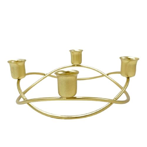 Chandelier nordique en fer forgé, bougeoir, tasse, support de bougies en métal