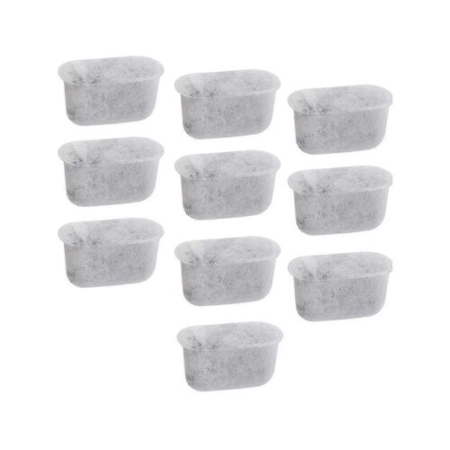 Lot de 10 filtres à eau au charbon actif de remplacement compatibles avec les machines à café