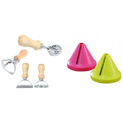 Ensemble De Coupe-Radis Italien, Gadget De Cuisine, Entonnoir, Presse À Pâtes, Déchiqueter, Ravioli, Rêves, Kit D'accessoire, Légumes, 4 Pièces