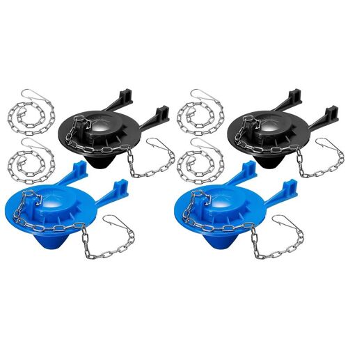 Pièces de rechange pour toilettes évasées, bouchon évasé de toilette de 2 pouces, rabats d'économie d'eau, 4 pièces