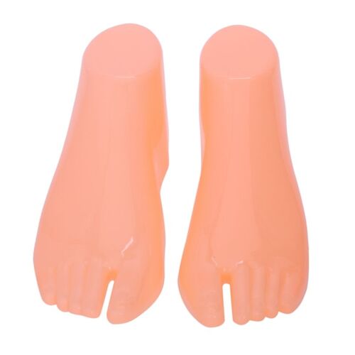 Paire De Pieds En Plastique Dur, Modèle De Pied De Mannequin, Outils Pour L'affichage De Chaussures (Pieds D'adulte)