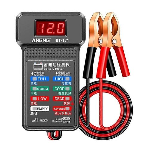 Aneng Bt-171 Testeur De Batterie 12 V Lcd Analyseur De Batterie Automatique Numérique Testeur De Système De Démarrage De Charge Vérificateur De Batterie De Voiture Outil De Diagnostic