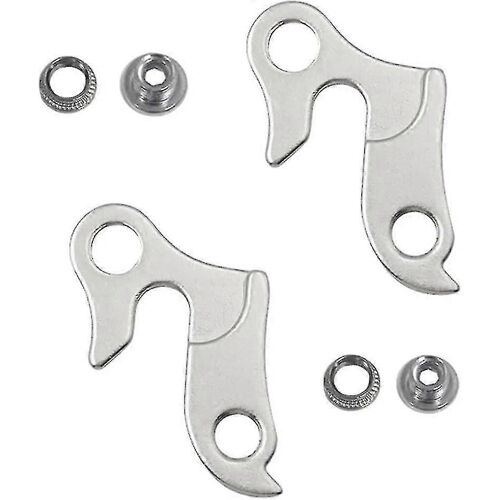 Crochet De Dérailleur Arrière En Alliage Pour Vélo, Compatible Avec Vélo De Route (2 Pièces, Argent)