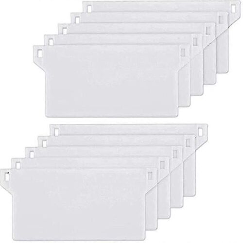 Lot de 10 plaques de lestage pour store vertical, lattes verticales de 127 mm, pièces de rechange blanches - SJL
