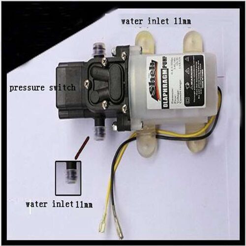 Mini Pompe Électrique À Diaphragme, 12v, 2,5-3l/M, 50m, 0.55-0,6mpa, Pompe De Suralimentation Auto-Amorçante Pour Le Jardin Et L'irrigation, Hzbz-3865
