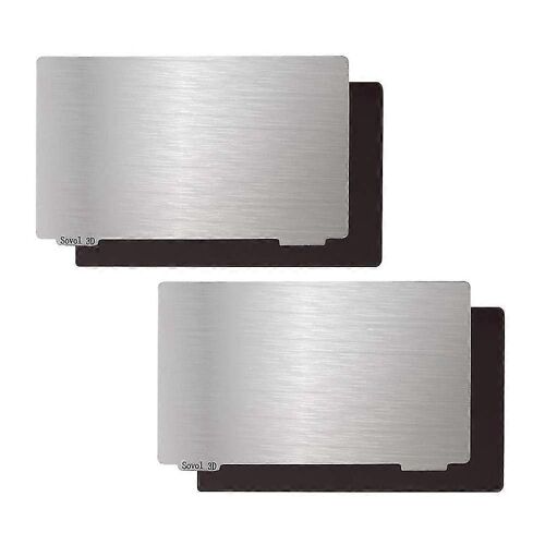 Base magnétique de plaque de construction en acier flexible 2PCS pour imprimante 3D en résine ELEGOO Mars 2 / Mars 2 Pro / 4 LCD SLA 140 x 84mm