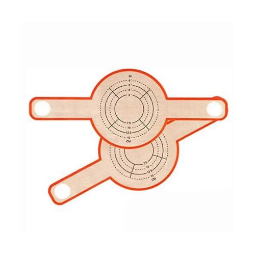 2 Pcs Tapis De Cuisson En Silicone, Pain Cuisson Siling avec Longues Poignées Réutilisable Pain Tapis Doublure De Four Hollandais