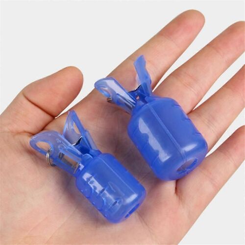 9pcs Squid Jig Crochet Couverture Hameçons Couverture Parapluie Crochet Capuchons Protecteur Jigs De Pêche Leurre Capuchons Bleu-M