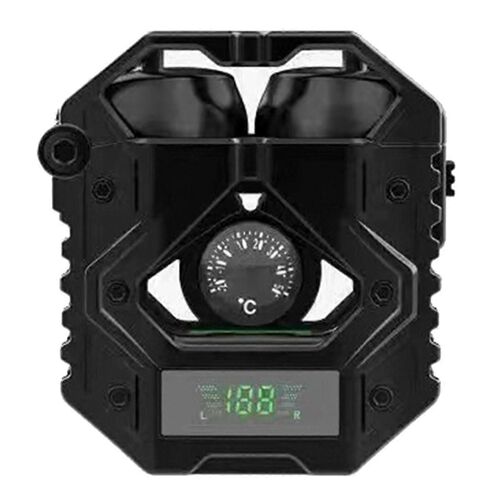 Nouveau H9 Dual Waterproof In-Fi Hi-Fi Stéréo Sans Fil Casque : Boîtier Chargeur 300 mAh, Tête X2 40 MAh
