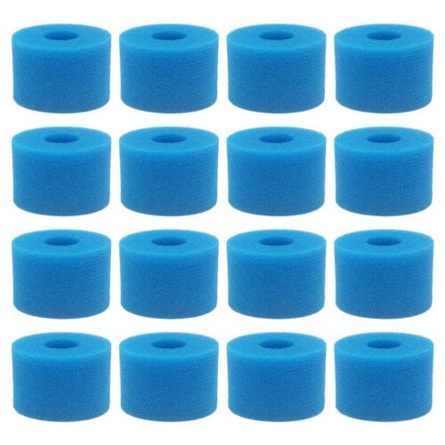 Cartouche filtrante réutilisable pour Spa Intex Pure, 16 pièces, mousse lavable, Type S1, pour jacuzzi