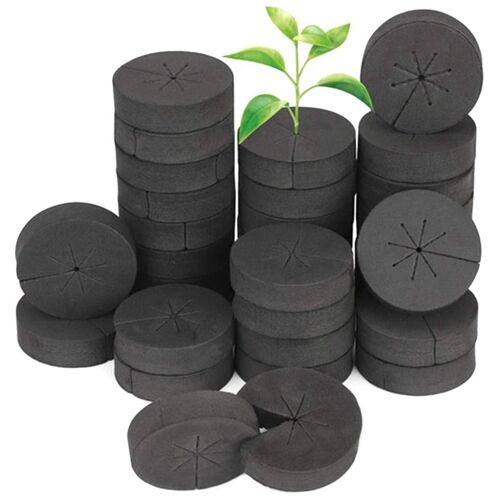 Colliers De Clonage De Jardin En Néoprène, 60 Pièces, Bloc Éponge Pour Pots En Filet De 2 Pouces, Systèmes Hydroponiques Et Machines De Clonage
