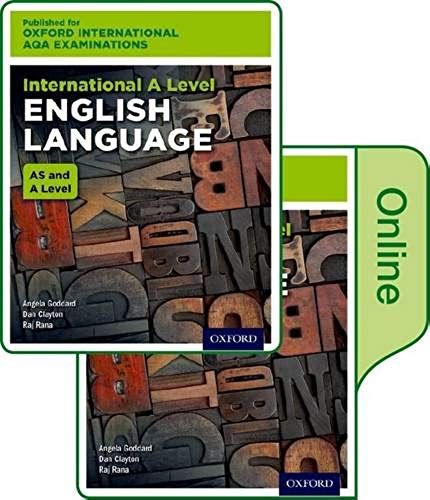 Oxfordaqa International A-Level English Language (9670)