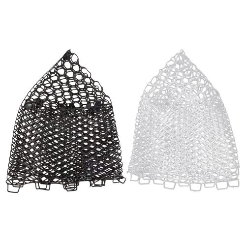 Filets De P¿ºche De Remplacement Pliables En Caoutchouc, Outils De P¿ºche En Maille, Trou De Capture De Poisson, Lib¿¿Ration De Filet De Lancer, Pi¿¿Ge, Filet D'atterrissage