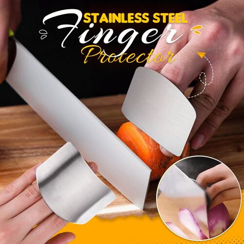 Prot¿¿Ge-Doigts En Acier Inoxydable Pour Couper Les L¿¿Gumes, Prot¿¿Ge Vos Doigts, ¿¿Vite Les Coupures, Gadgets De Cuisine, Accessoires