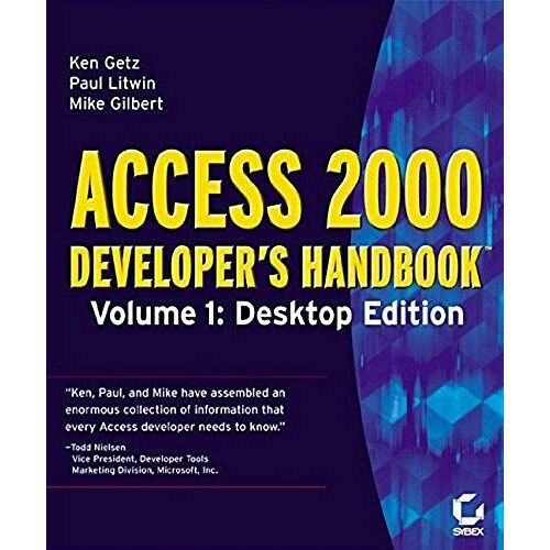 Access 2000 Developer?S Handbooktm: 001