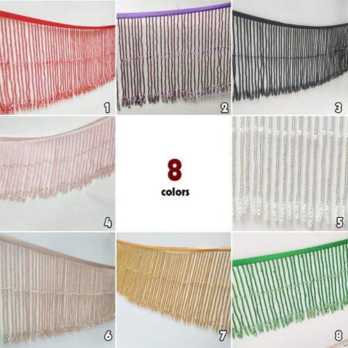 Perle De Luxe Avec Pendentif En Cristal, 45cm, 15cm De Largeur, Bordure En Dentelle ¿¿ Franges, Pour Bricolage De Robe De Mari¿¿E, Sc¿¿Ne De Costume, Voile, Pompon, Artisanat De Couture