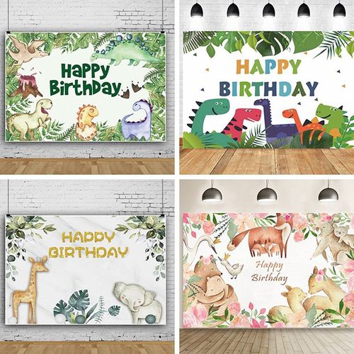 D¿¿Cor De F¿ºte D'anniversaire, D¿¿Cor De F¿ºte, D¿¿Cor De F¿ºte, D¿¿Cor De Fond De Photographie De Dinosaure, Jungle Tropicale, 1x, Pour Studio Photo D'enfant, 11 Styles